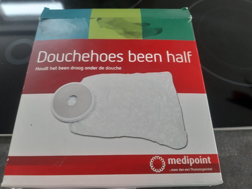 douche hoes been half - 59 cm, Ophalen, Zo goed als nieuw
