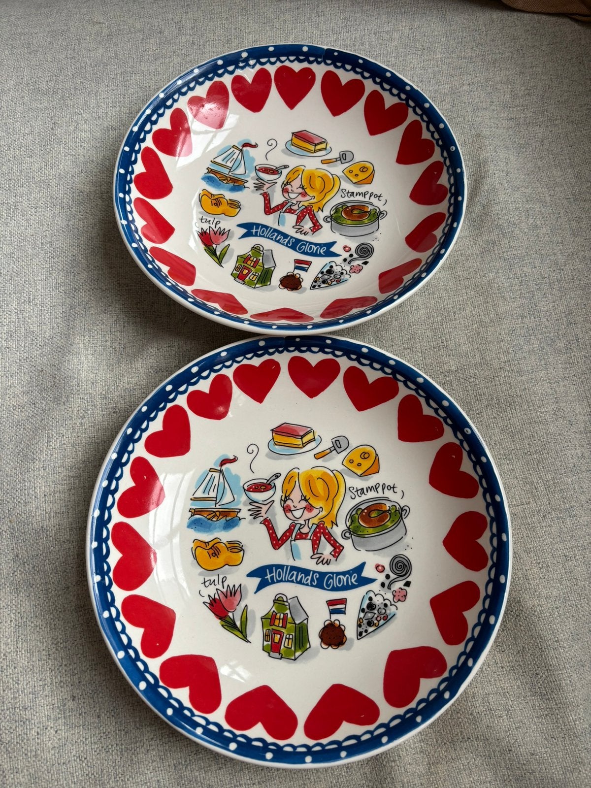 Blond Amsterdam stampotborden, Ophalen, Zo goed als nieuw, Aardewerk, Blond Amsterdam