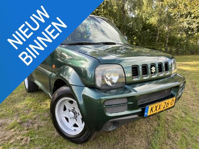Suzuki Jimny 1.3 JX 4XWD/TREKHAAK/NIEUWE APK!, Auto's, Euro 5, Gebruikt, 4 stoelen, 14 km/l