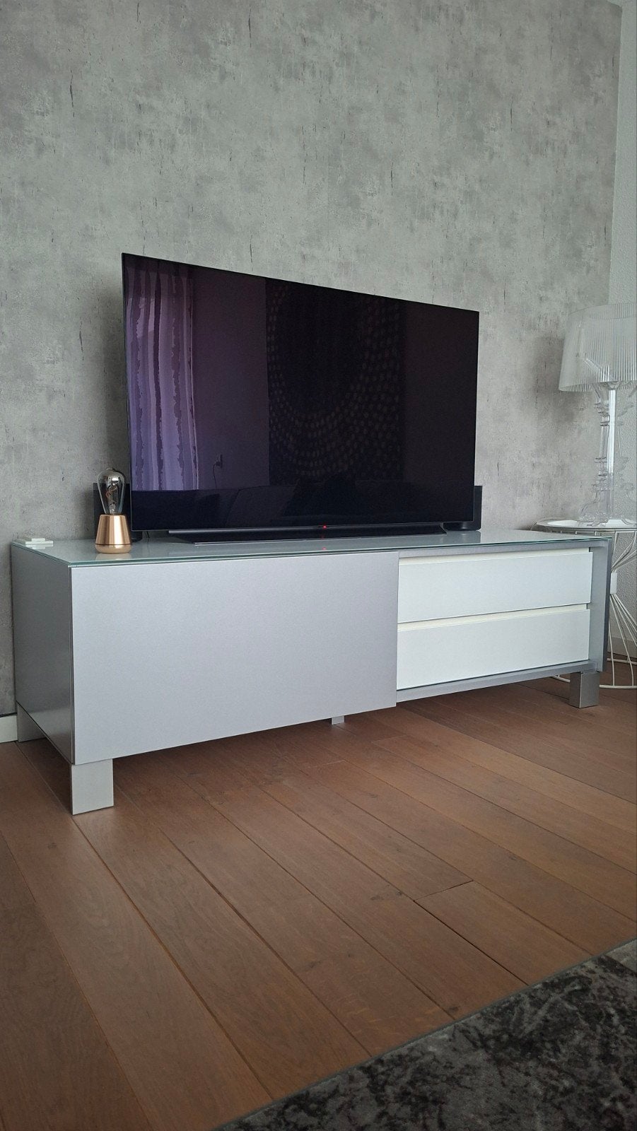 Bree's New World dressoir/tv-meubel + kast – €150 (set), Huis en Inrichting, Ophalen, Gebruikt, 100 tot 150 cm, Minder dan 100 cm