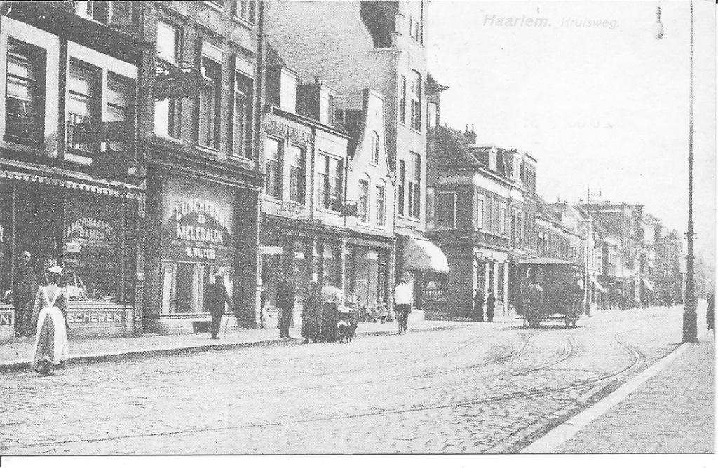 Haarlem Kruisweg., Verzamelen, Ansichtkaarten | Nederland, Ophalen of Verzenden, 1960 tot 1980, Ongelopen, Noord-Holland