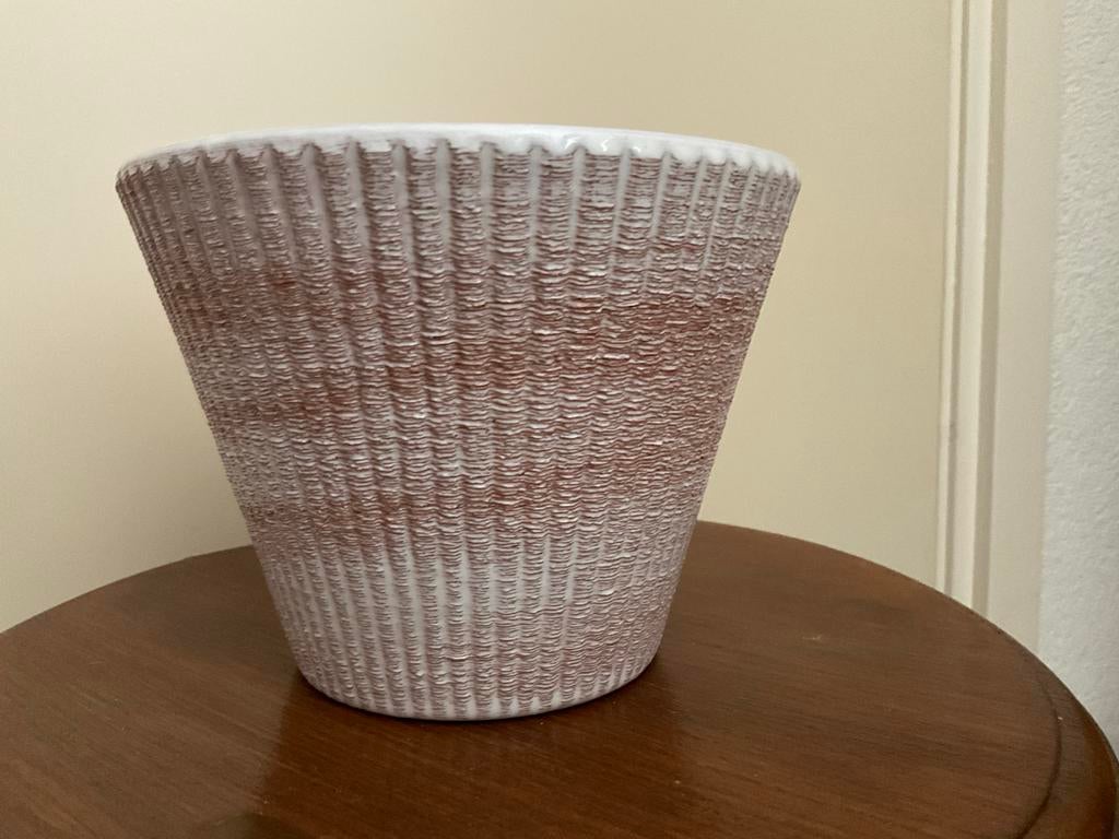ADCO Bloempot nr ADCO 2184 - Hoog 12 cm, Ø 15 cm, Antiek en Kunst, Antiek | Keramiek en Aardewerk, Ophalen of Verzenden