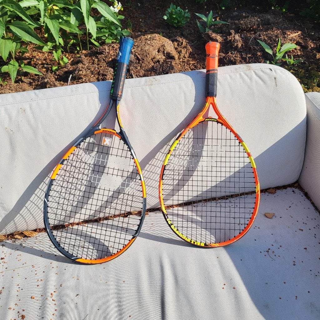 Tennisracket babolat 21 en 23 ballfighter als nieuw, Ophalen, Zo goed als nieuw, Racket, Babolat