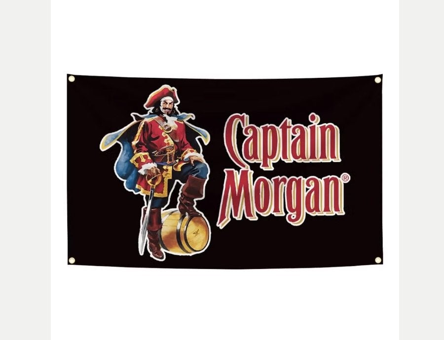 Grote vlaggen Captain Morgan (150x90cm), Ophalen of Verzenden, Nieuw