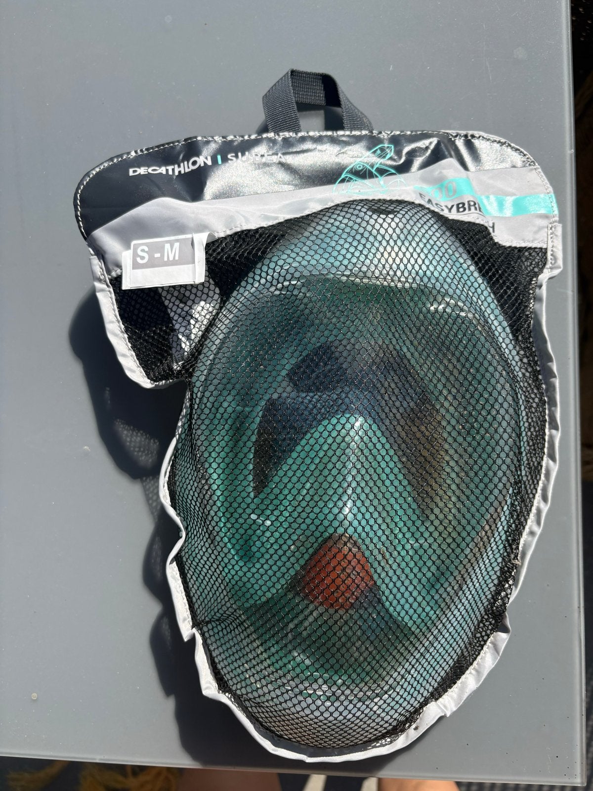 Decathlon Easybreath Snorkelmasker S-M, Watersport en Boten, Duiken, Ophalen, Nieuw, Duikbril of Snorkel