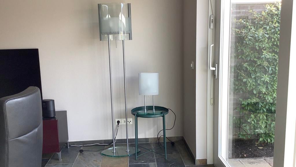 Designe staande en schemerlamp italiaans model, Ophalen of Verzenden, Zo goed als nieuw
