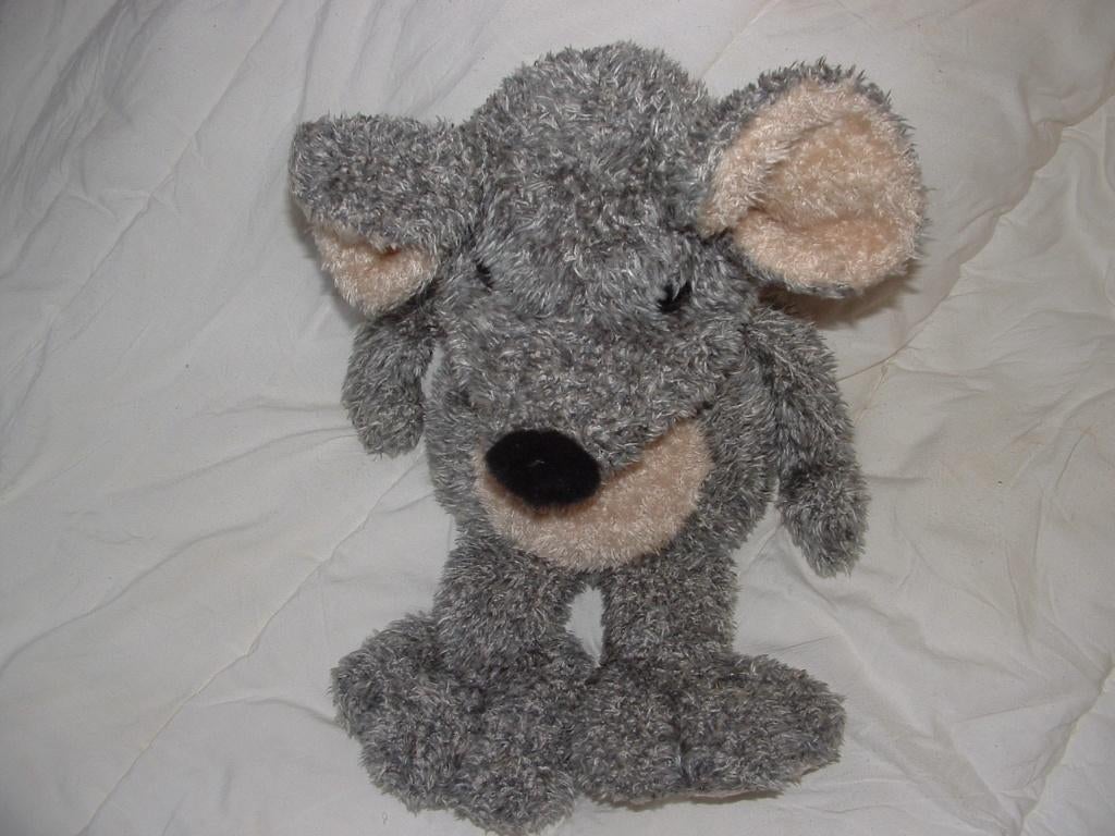 HAPPY HORSE MOUSE MADDY NR4 ZACHTE GROVE KRULLERIGE, Kinderen en Baby's, Speelgoed | Knuffels en Pluche, Ophalen of Verzenden