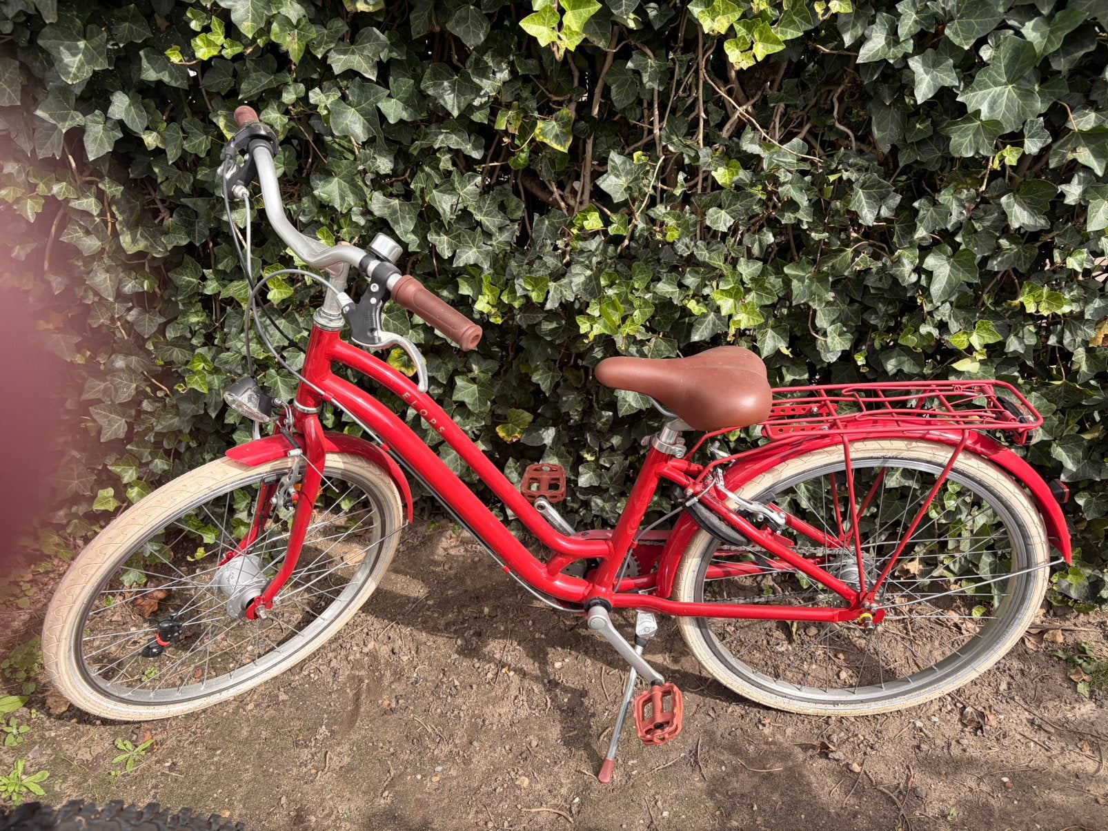 Fiets 9-12 jaar (Elops citybike Decathlon), Fietsen en Brommers, Ophalen, Gebruikt, 26 inch of meer, Handrem
