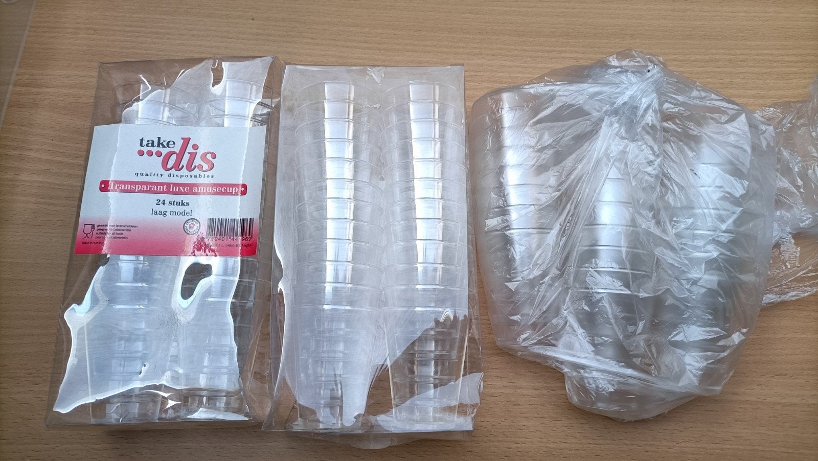 plastic borrel/ hobby glaasjes., Ophalen of Verzenden, Overige
