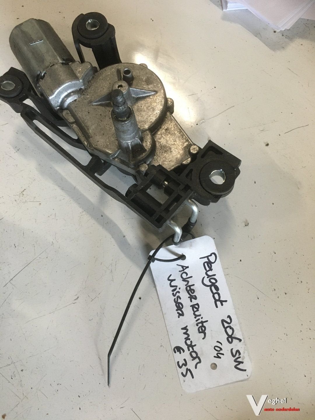 Peugeot 206 SW 2004  Ruitenwissermechanisme Achter, Auto-onderdelen, Gebruikt, -, -, Ophalen of Verzenden
