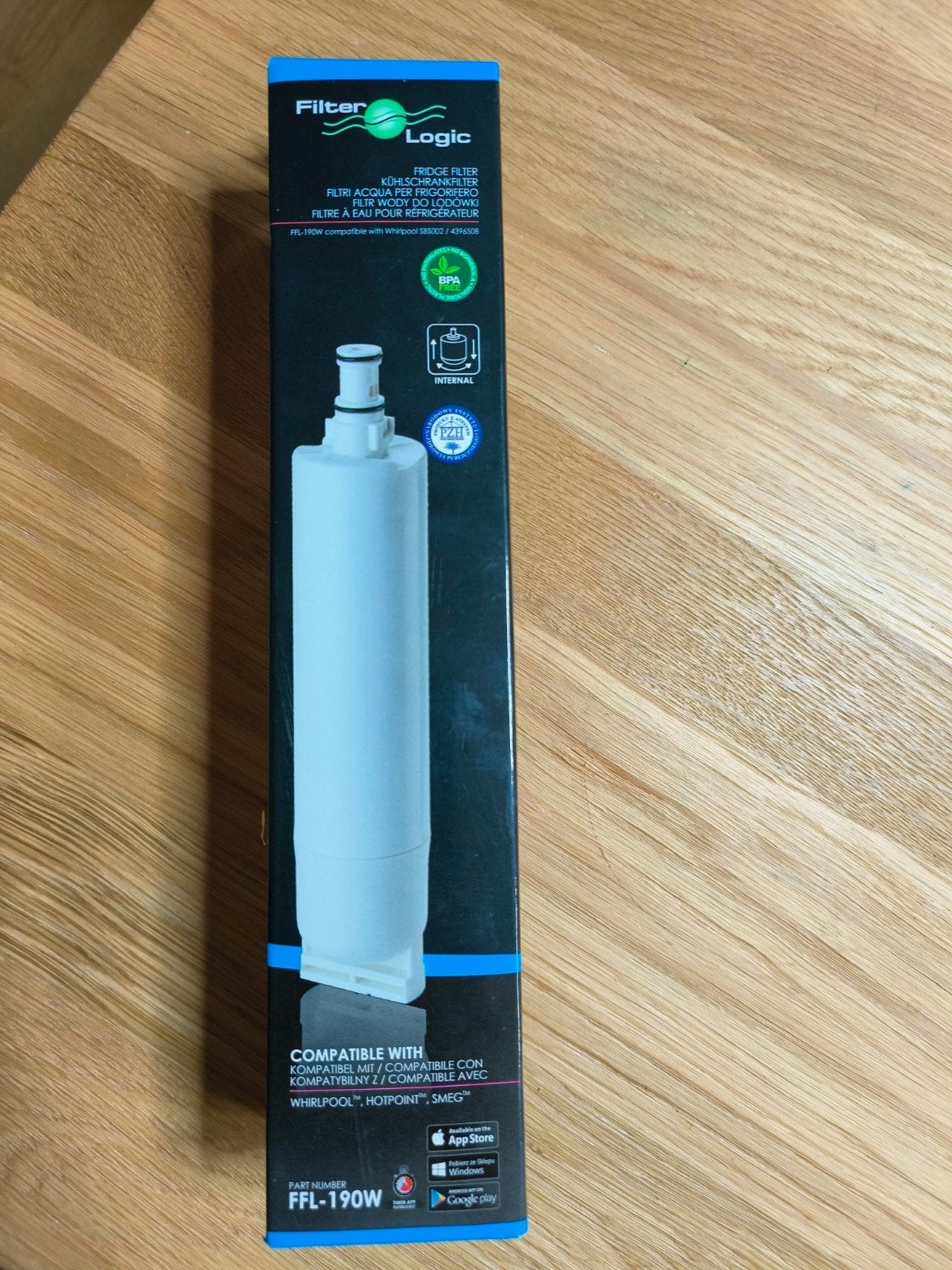 Filter Logic FFL-190W waterfilter voor Amerikaanse koelkast, Ophalen of Verzenden, Nieuw