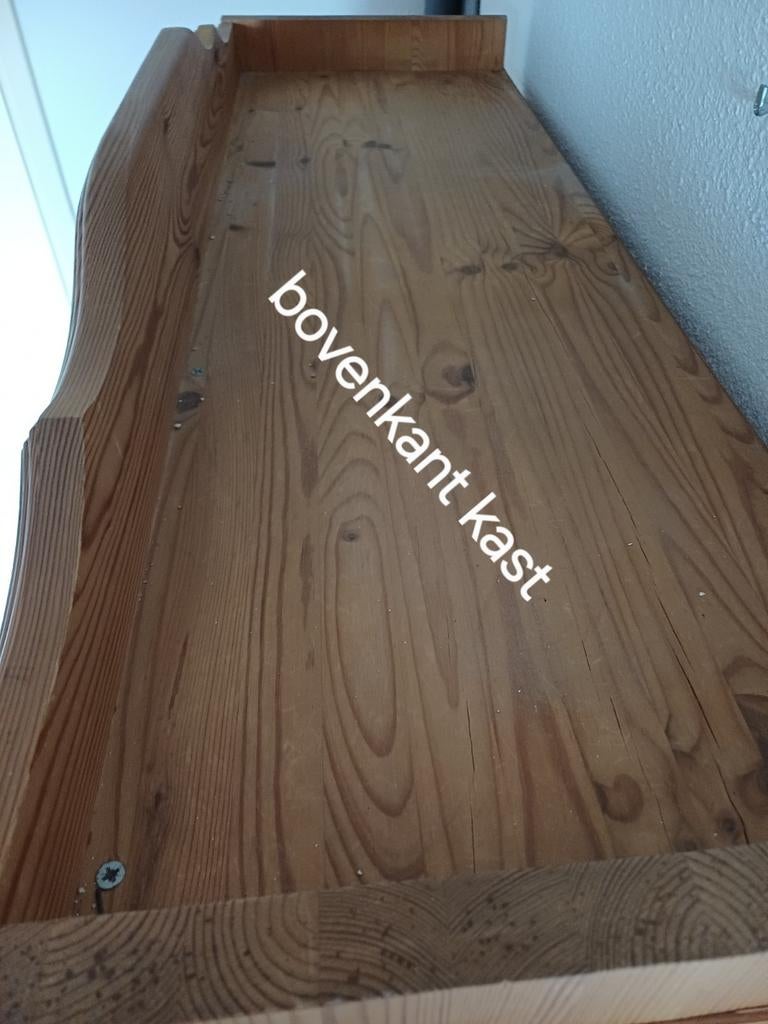 Grenen kast, Ophalen, Gebruikt