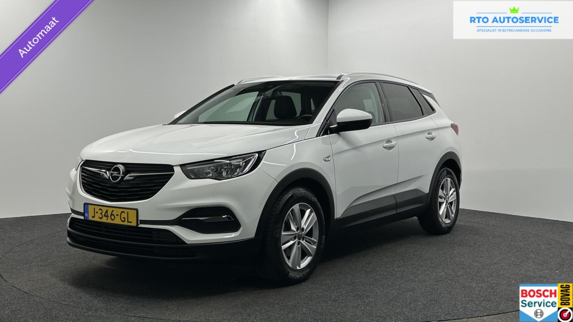 Opel Grandland X 1.2 Turbo Business Edition AUTOMAAT CARPLAY, Auto's, Stof, Gebruikt, 1199 cc, Met garantie (alle)
