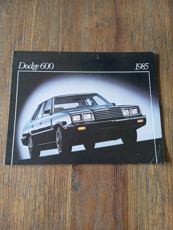 Dodge 600 1985 6 pag., Verzenden, Zo goed als nieuw, Overige merken