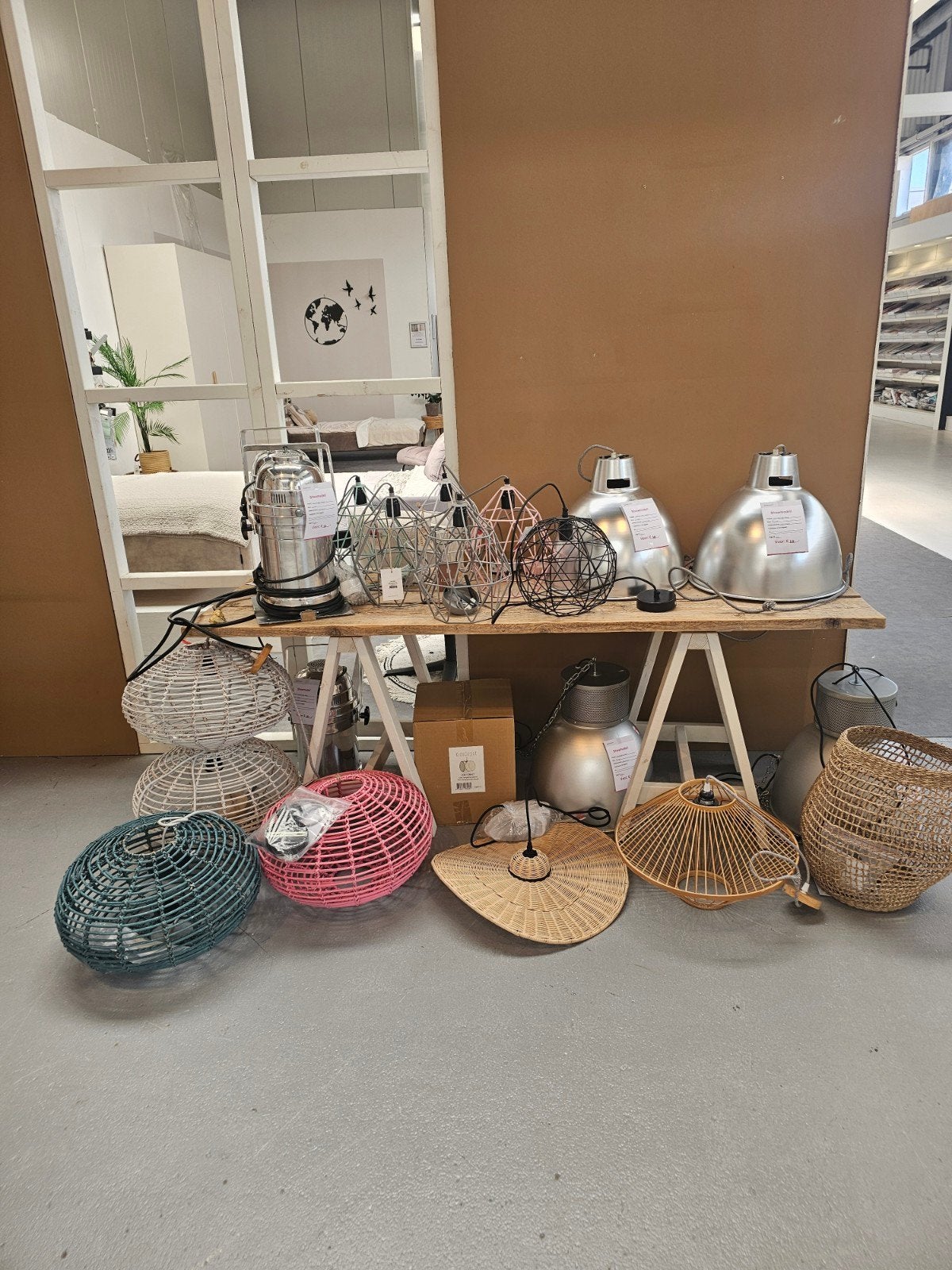 Showmodel outlet lampen, Ophalen, Zo goed als nieuw, Industrieel, Minder dan 50 cm