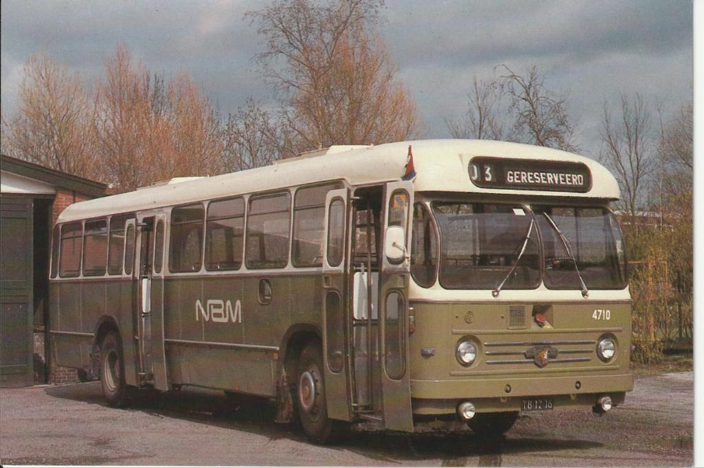 RHENEN BUSGARAGE NEDERLANDSE BUURTVERVOER MIJ LEYLAND WERKSP, Ophalen of Verzenden, 1960 tot 1980, Ongelopen, Gelderland