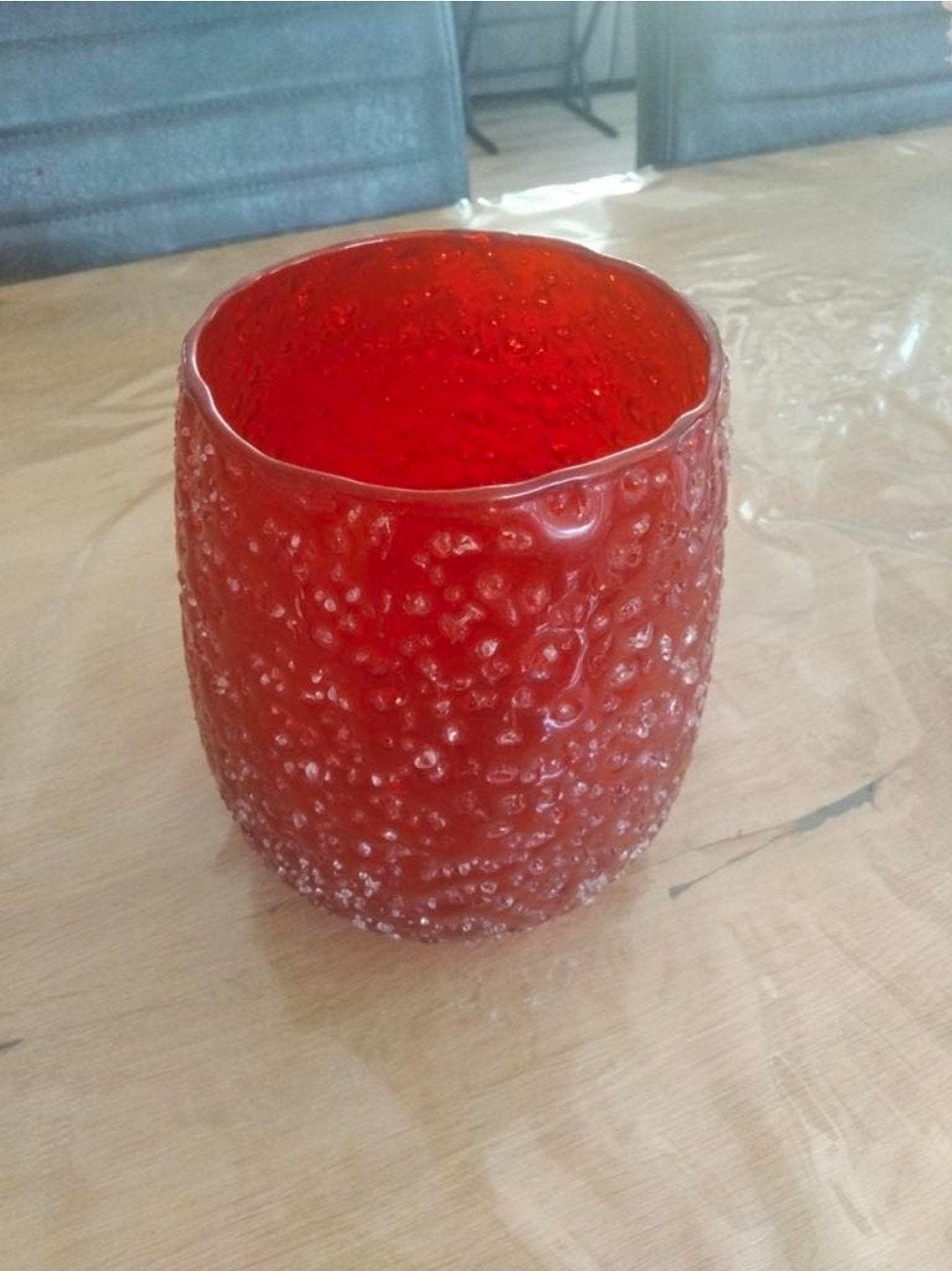 Villeroy en boch grote rode textuur vaas 21 hoog 14 breed

P, Huis en Inrichting, Ophalen of Verzenden