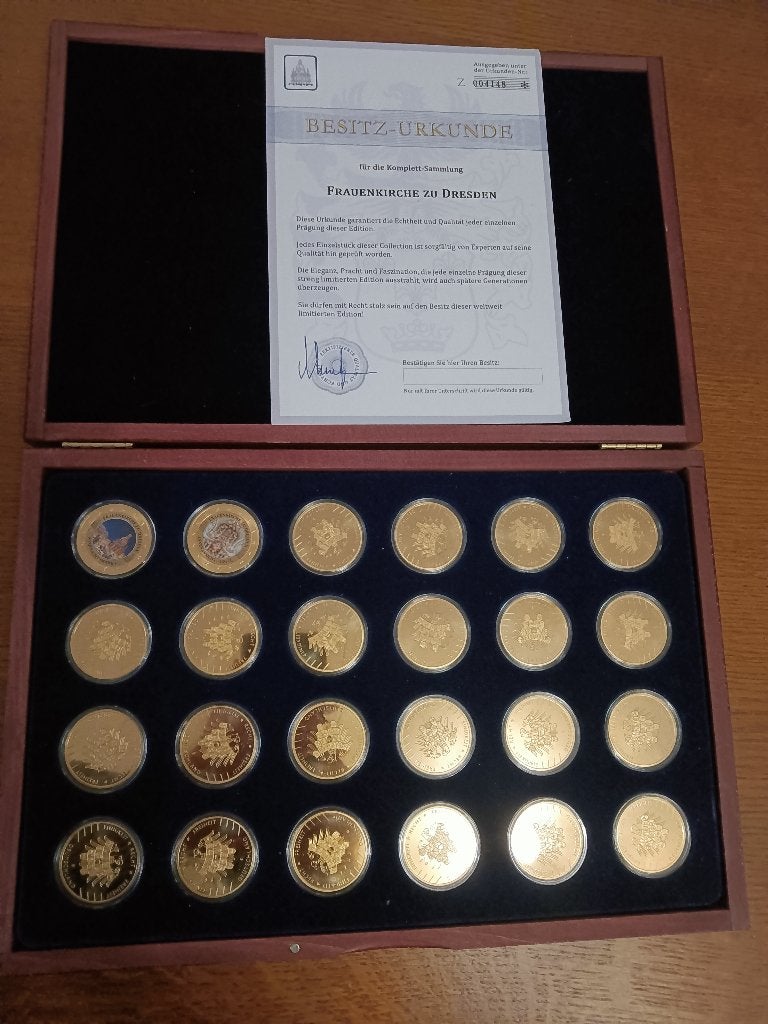 DL  set, Ophalen, Buitenland, Munten