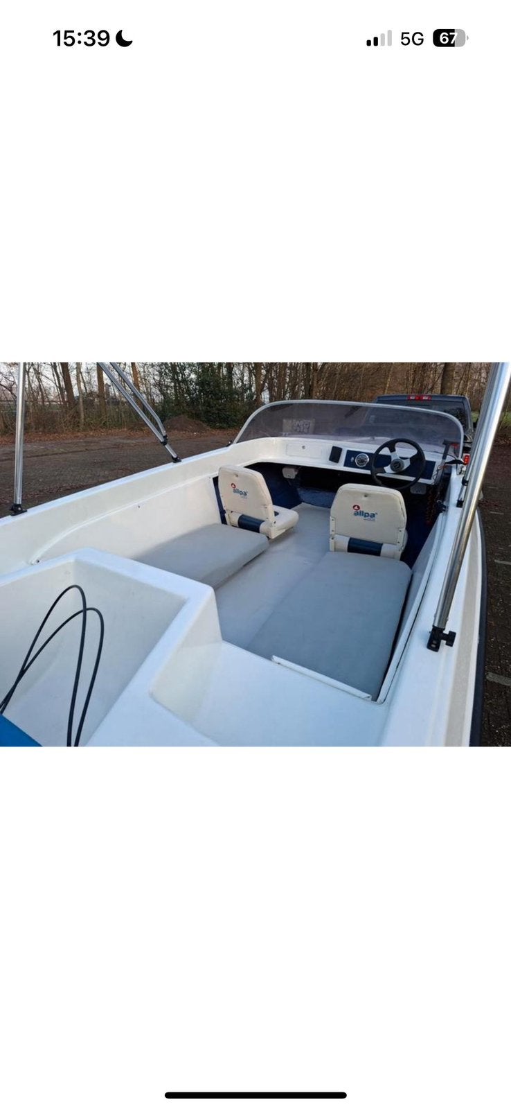 Speedboot, Buitenboordmotor, Ford ST, Watersport en Boten, Speedboten, Ophalen of Verzenden, Zo goed als nieuw, Minder dan 70 pk