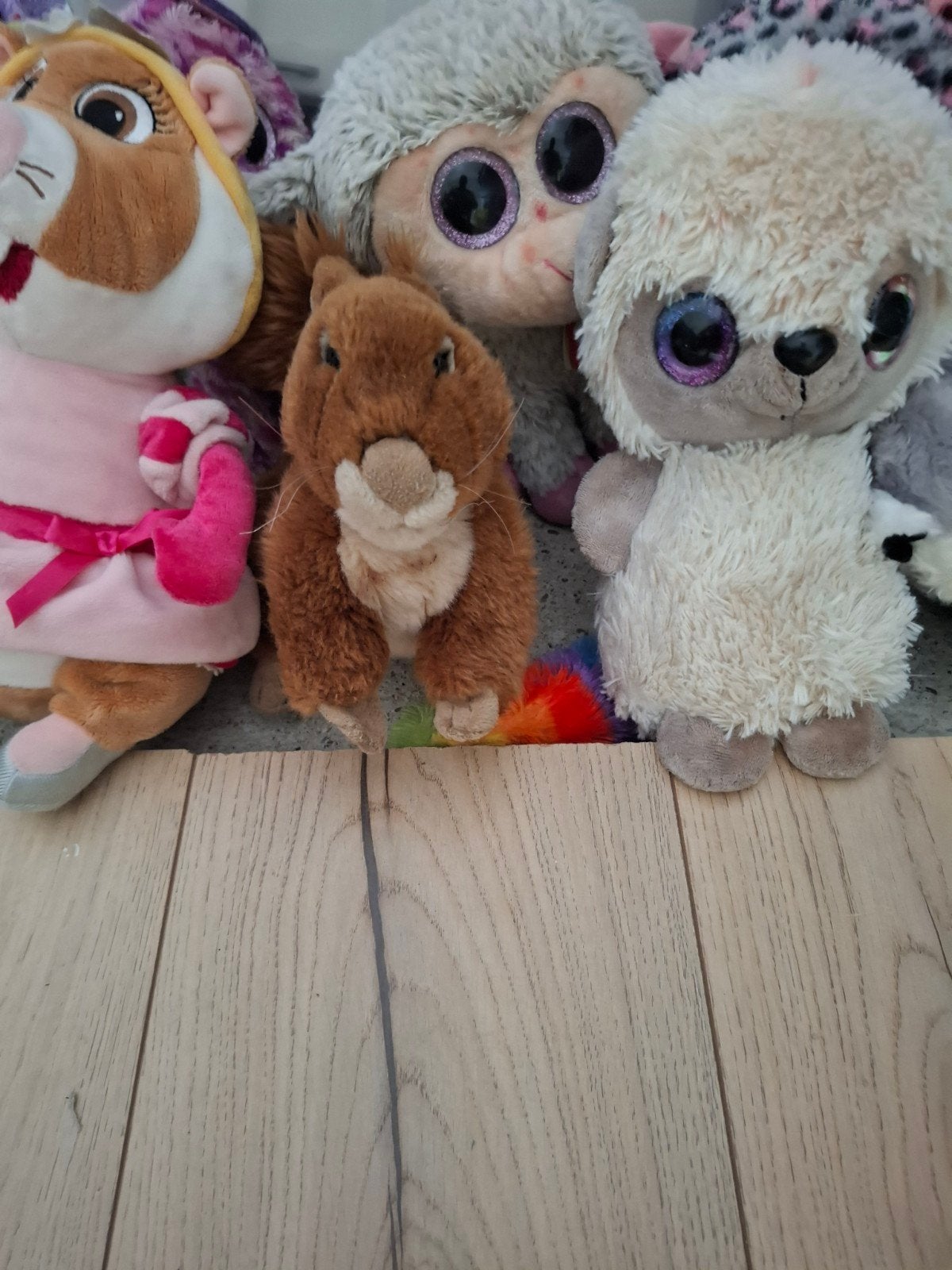 Diverse knuffels: Ty Beanie Boos, eekhoorn, en meer, Gebruikt, Ophalen of Verzenden, Middelgroot (20 tot 80 cm), Roze