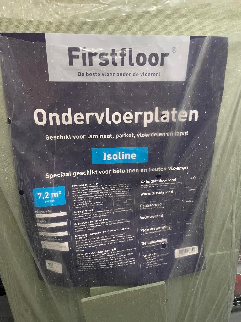 Ondervloerplaten van Firstfloor, Ophalen, 30 cm of meer, 50 tot 150 cm, Nieuw