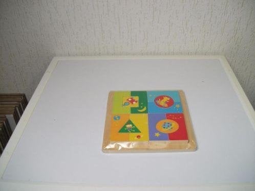 Vierkante puzzel wereldbol 12 delig, Ophalen of Verzenden, Gebruikt