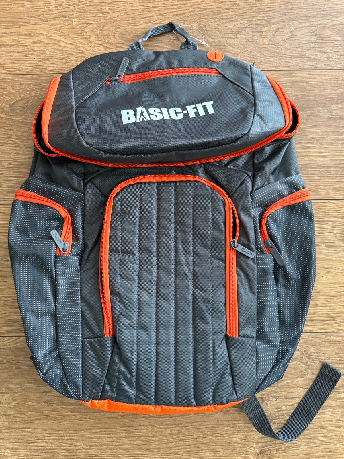 Nieuwe Basic-Fit sportrugzak zwart/oranje, Ophalen of Verzenden, Zo goed als nieuw, Overige merken