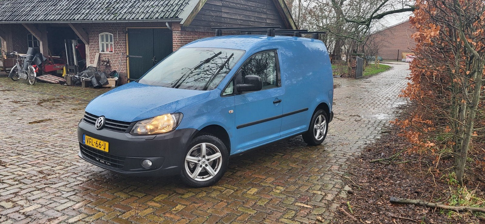 Volkswagen Caddy 1.2 TSI 86pk 2010 Blauw, Auto's, Voorwielaandrijving, 15 km/l, Zwart, 4 cilinders