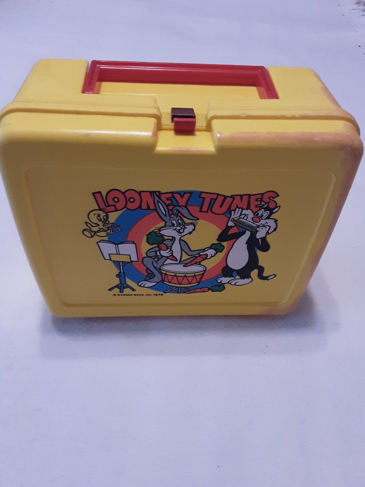 Vintage Looney Tunes lunchbox uit 1978, Ophalen of Verzenden, Looney Tunes, Gebruikt, Gebruiksvoorwerp