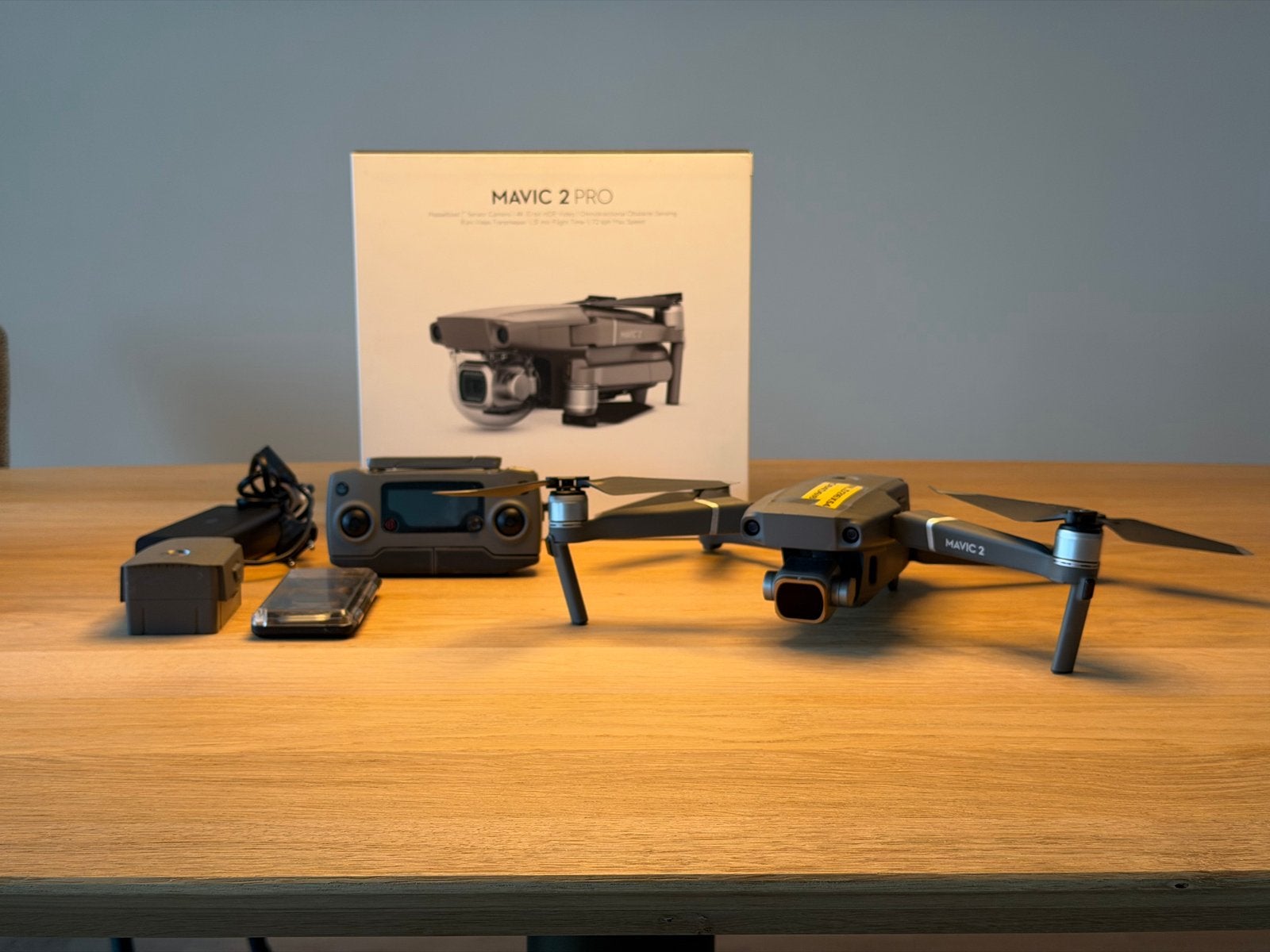 DJI Mavic 2 Pro drone + PolarPro ND filters + 2 accu’s, 30 tot 45 minuten, Cameradrone, 5 tot 10 kilometer, Ophalen of Verzenden