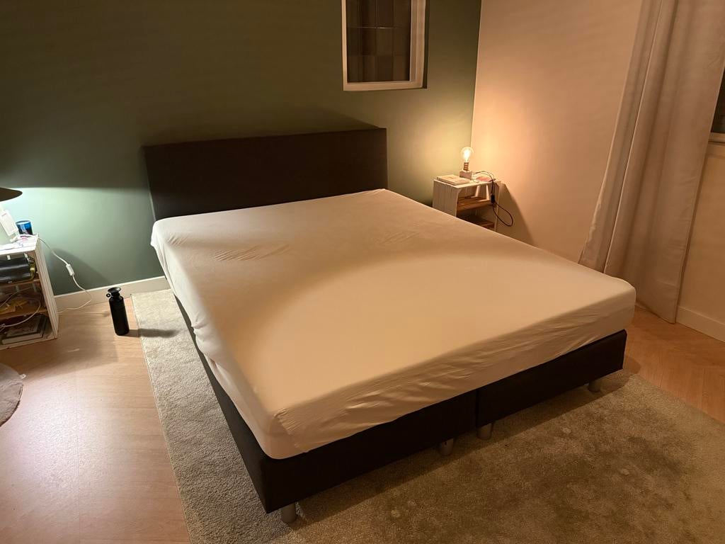 Emma matras met afritsbare hoes 160x200cm t.e.a.b., Ophalen, Gebruikt, Tweepersoons, Matras