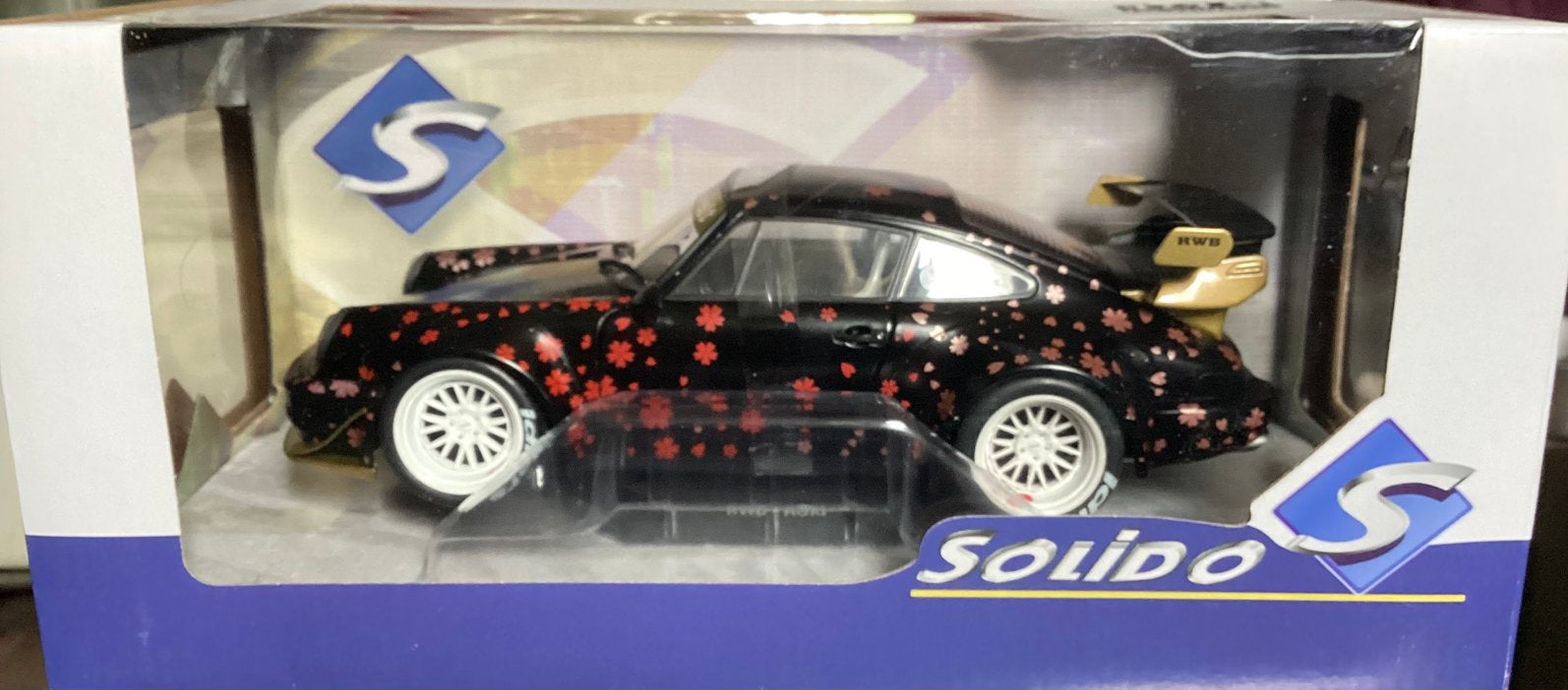 Porsche 911 RWB “Aoki”, Ophalen of Verzenden, Zo goed als nieuw, Auto, Solido
