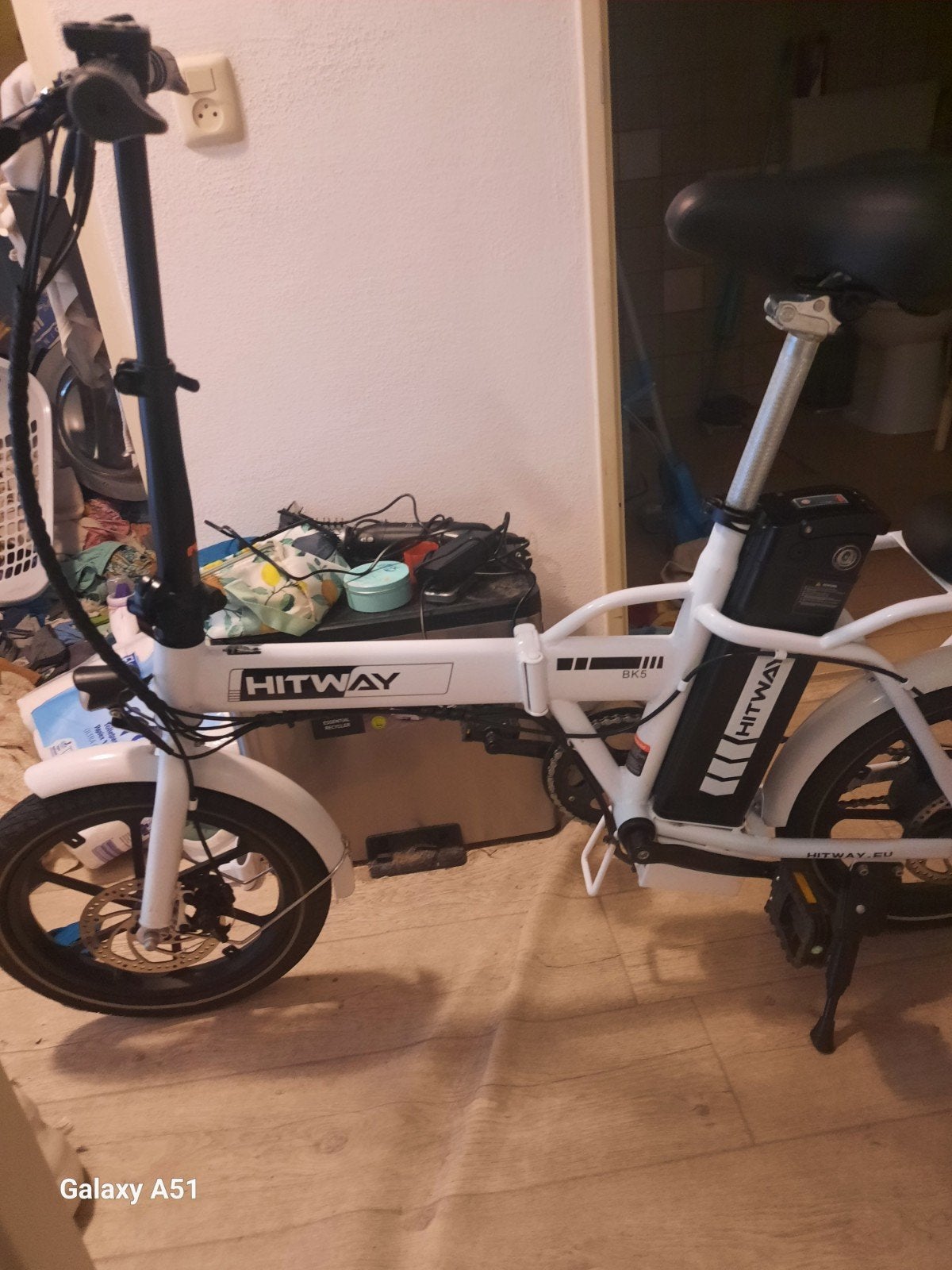 Hitway BK5 opvouwbare elektrische fiets, Fietsen en Brommers, Elektrische fietsen, Overige merken, Ophalen of Verzenden, Zo goed als nieuw