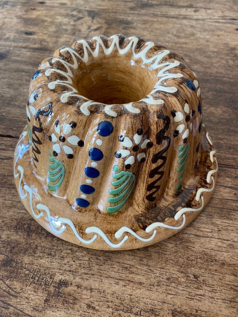 Brocante, vintage Franse tulbandvorm/poffert/moule galzuur, Ophalen of Verzenden