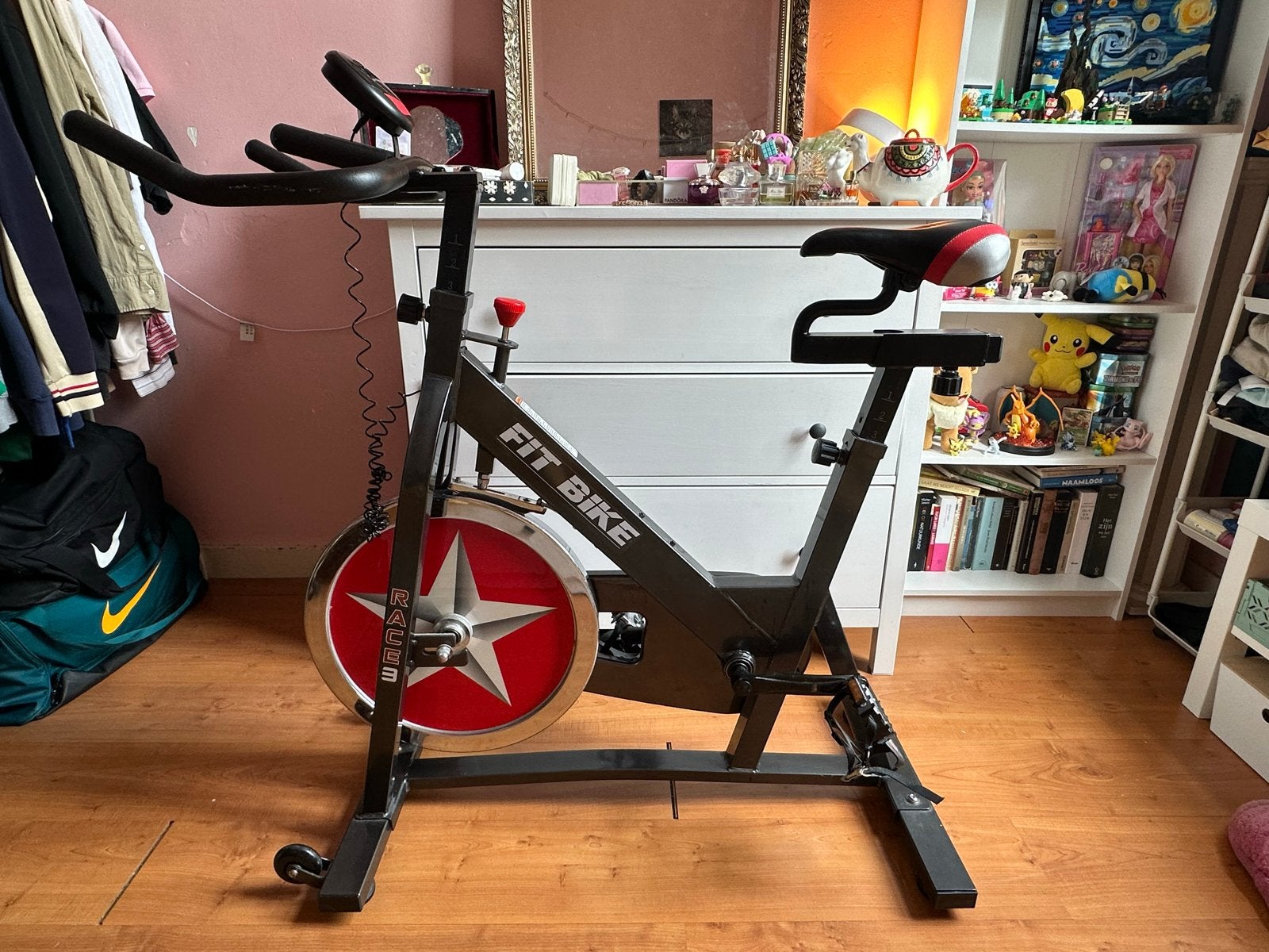 Fit Bike Race 3 Spinningfiets met display, Ophalen, Gebruikt, Spinningfiets, Metaal