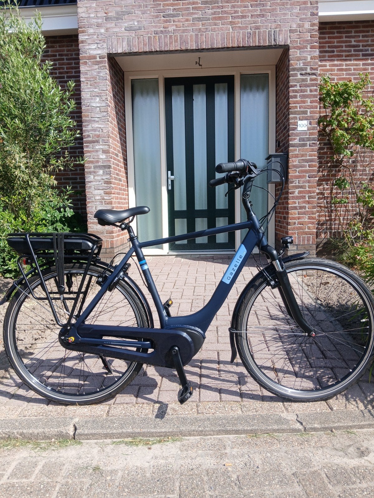 Gazelle Paris, slechts 294 km Bosch., Ophalen, Zo goed als nieuw, 50 km per accu of meer, 55 tot 59 cm
