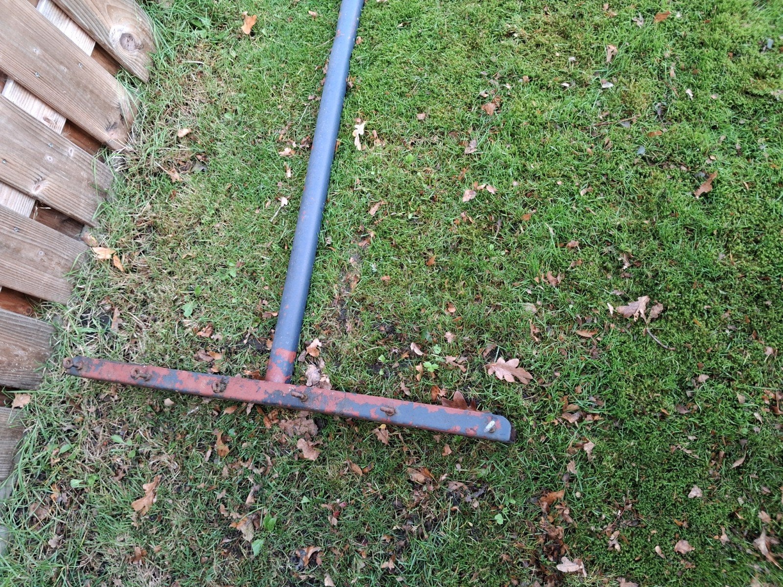 1 ijzeren waslijn paal gratis, Tuin en Terras, Ophalen, Wasrek