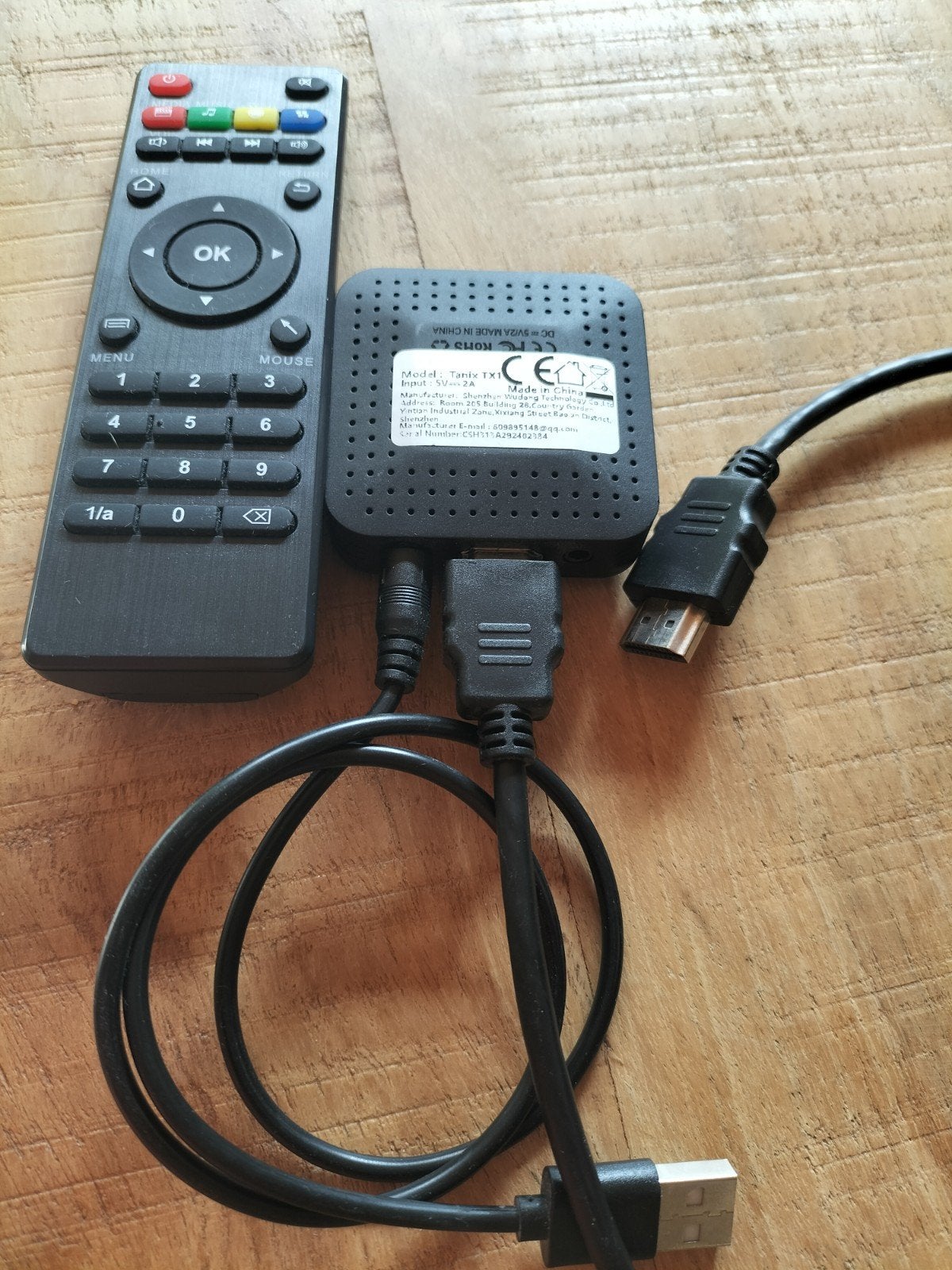 Tanix TX3 Mini Android TV Box met afstandsbediening, Ophalen, Zo goed als nieuw