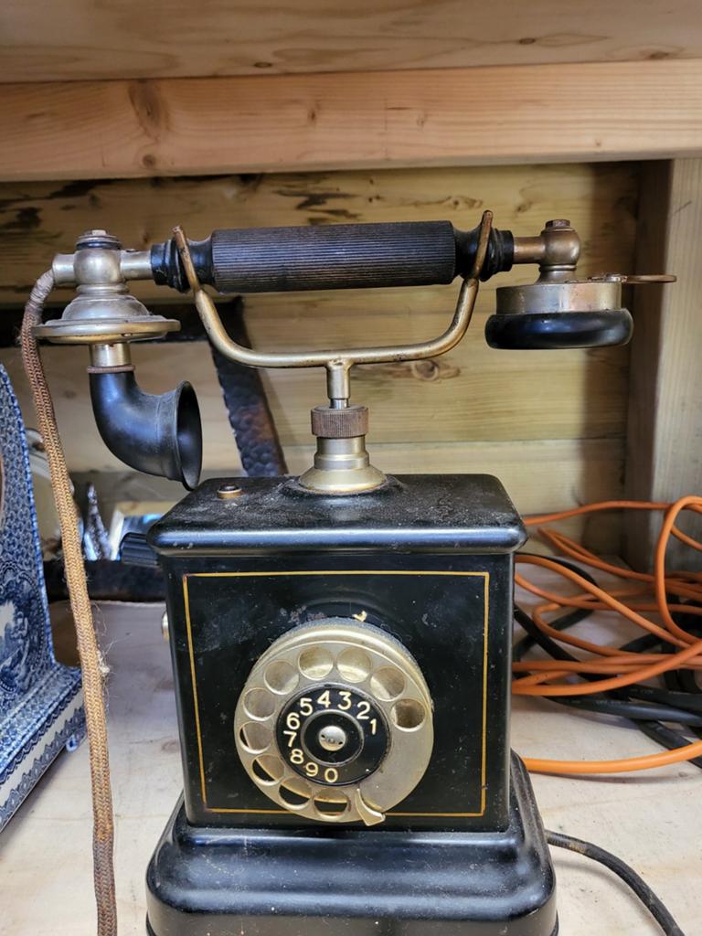 Antieke bakkeliete telefoon, Antiek en Kunst, Ophalen of Verzenden