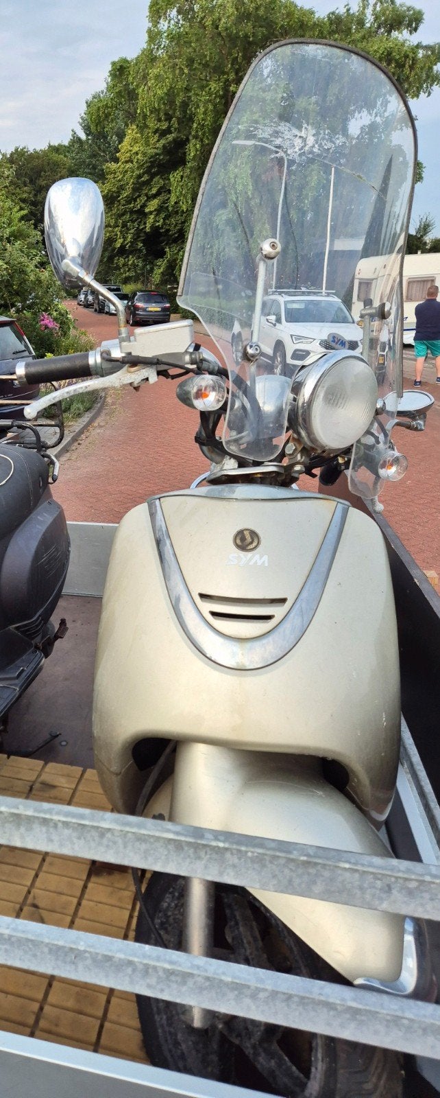 Sym Allo scooter voor onderdelen - defect, Ophalen, Gebruikt, SYM