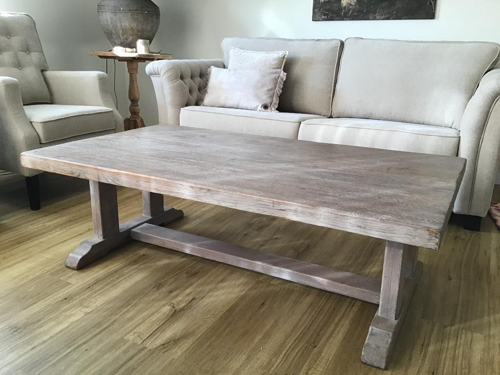 Salontafel voor klein prijsje 140x80 cm, Ophalen, Gebruikt, 100 tot 150 cm, 50 tot 100 cm