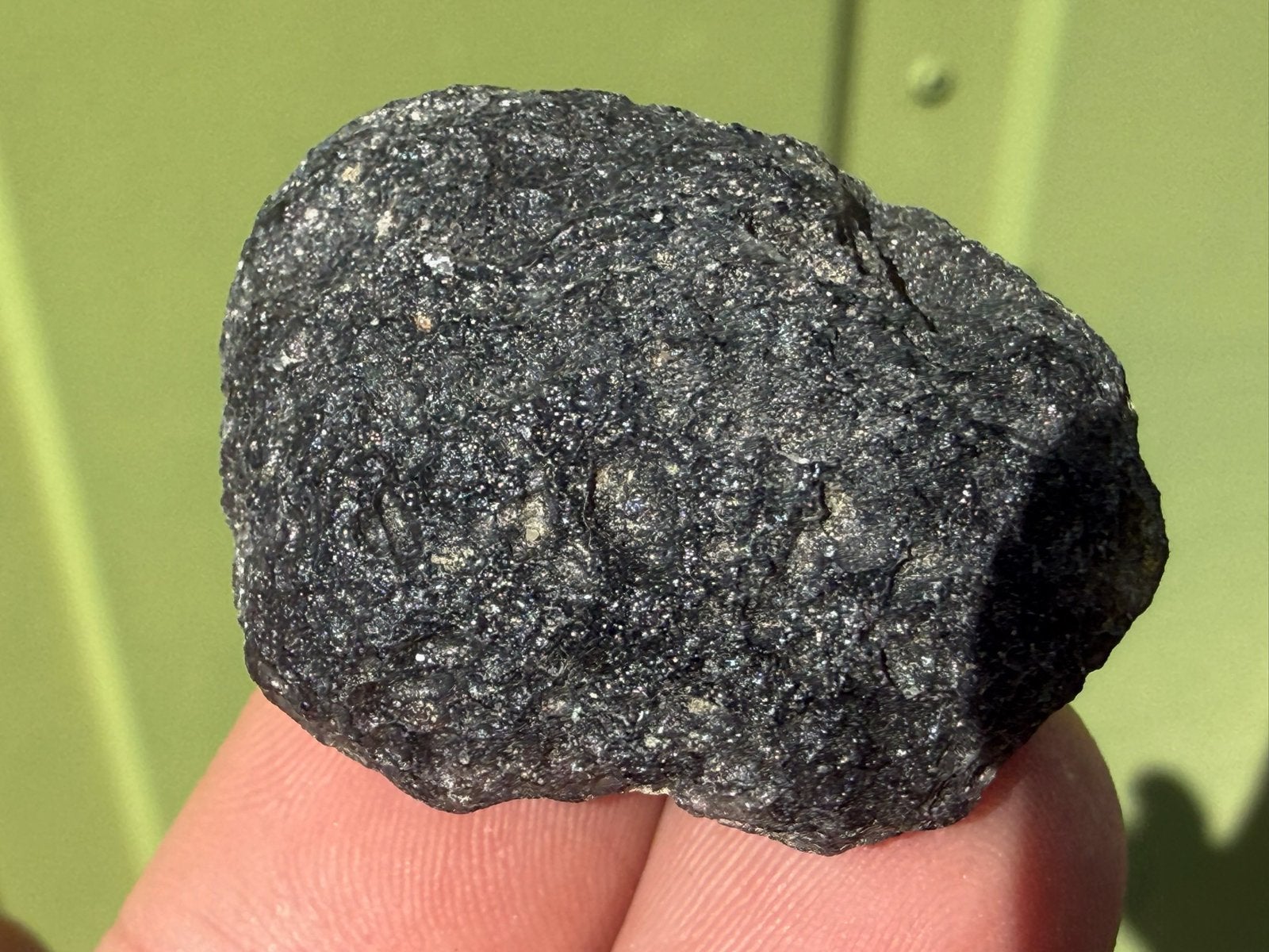 Agni Manitiet - Indische Moldaviet - Tektiet - Cintamani, Ophalen of Verzenden, Mineraal