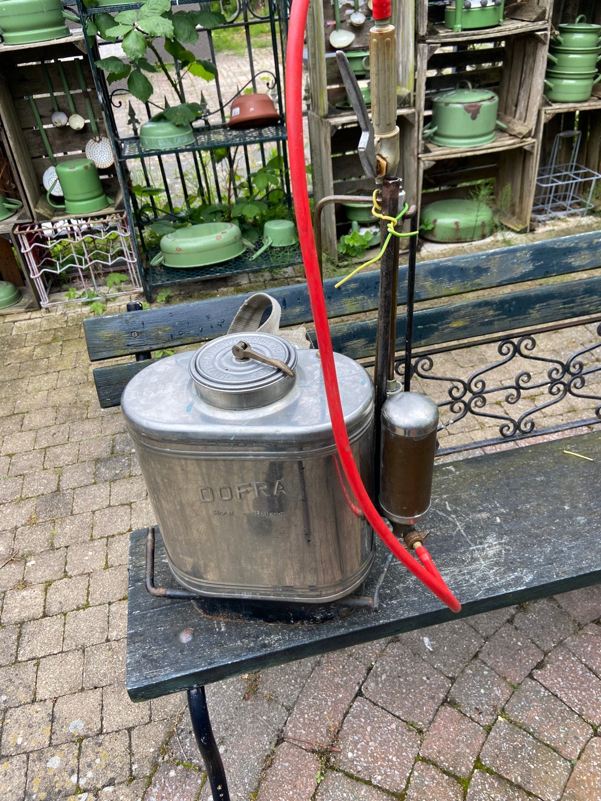 Vergifspuit , rugspuit , rvs . Werk goed ., Ophalen of Verzenden, Gebruikt