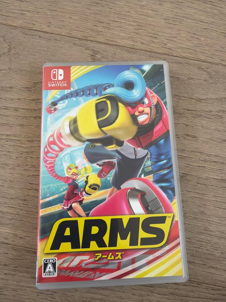 ARMS Nintendo Switch (Japanse versie), Spelcomputers en Games, Games | Nintendo Switch, Zo goed als nieuw, Vechten, 3 spelers of meer