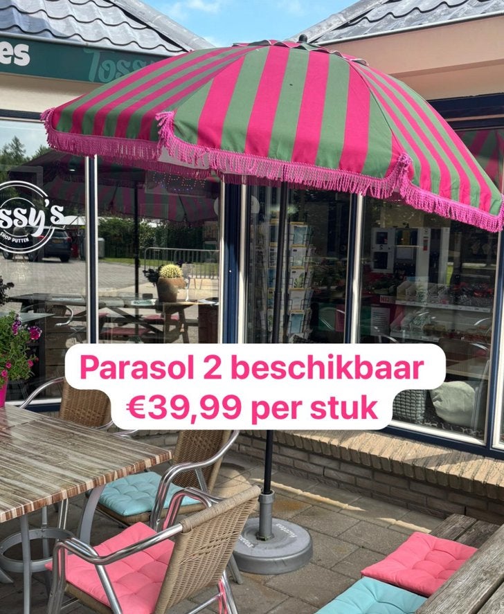 Parasol, Eén persoon, Ticket of Toegangskaart