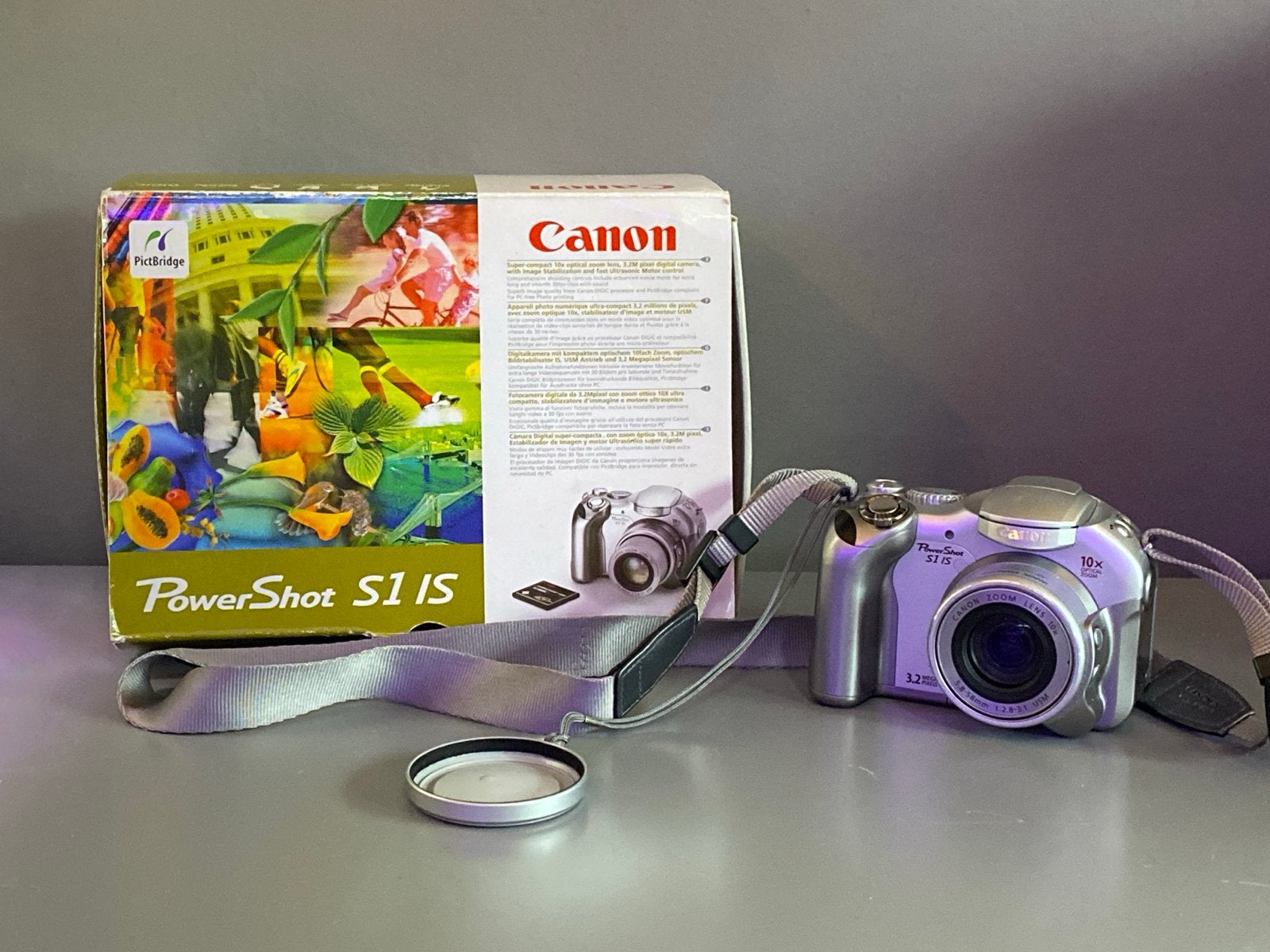 Defecte Canon PowerShot S1 IS - Voor onderdelen/reparatie, Handleiding, Canon, Ophalen of Verzenden, Compactcamera