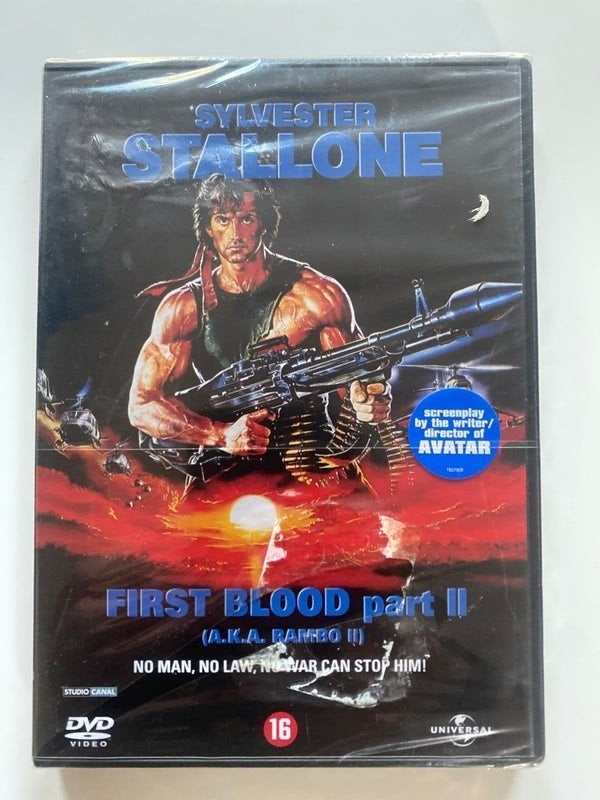 FIRST BLOOD PART 2 / RAMBO 2 (IN SEAL) (DVD), Vanaf 16 jaar, Verzenden, Zo goed als nieuw