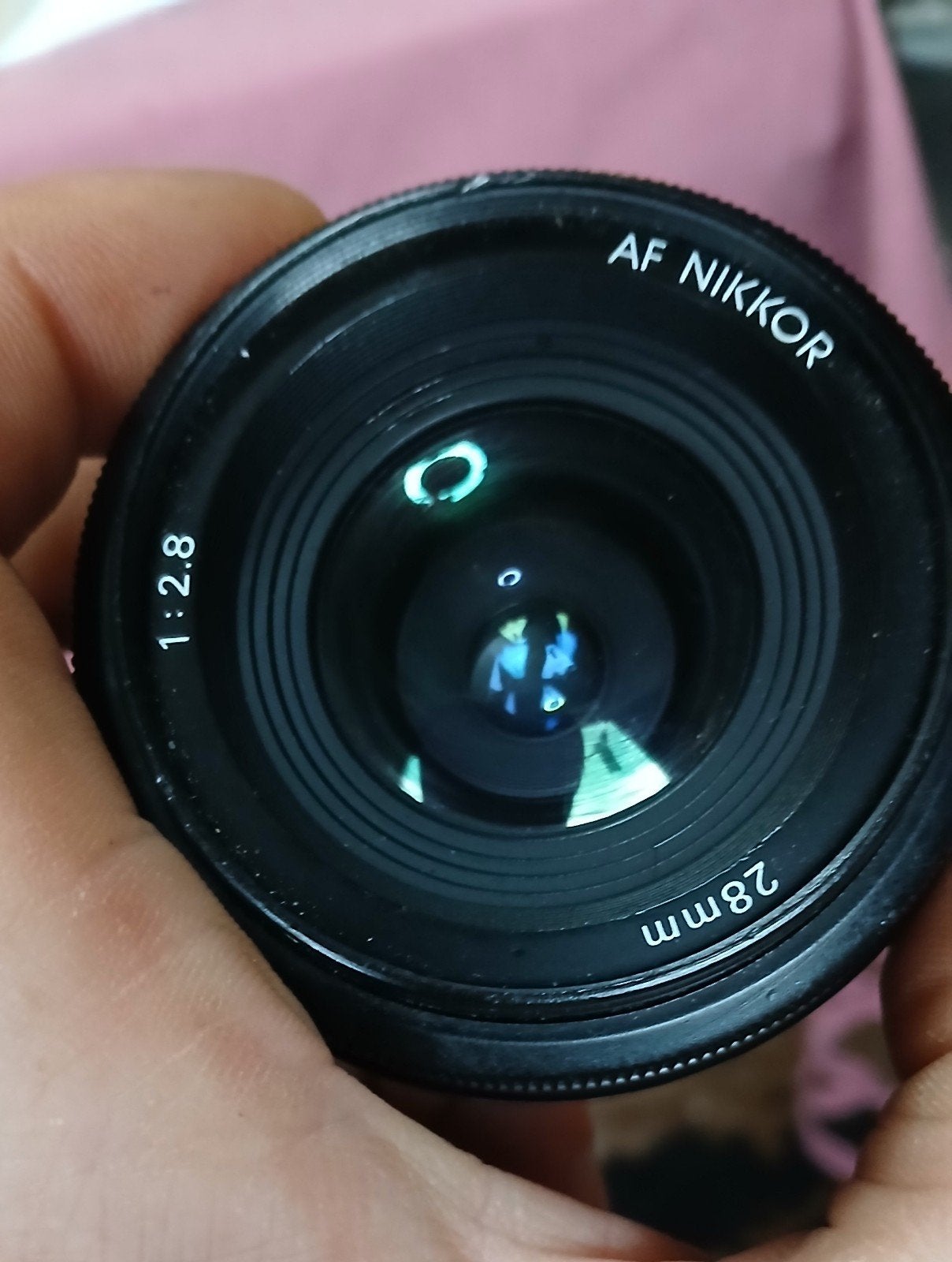 Nikon AF Nikkor 28mm 1:2.8 Groothoeklens, Gebruikt, Autofocus, Nikon, Nikon F-mount