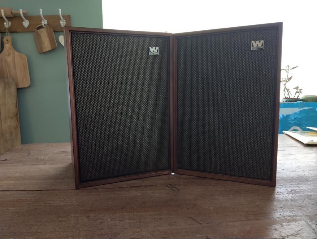Wharfedale Denton 2 Speakers, Audio, Tv en Foto, Luidsprekers, Gebruikt, Minder dan 60 watt, Front, Rear of Stereo speakers, Ophalen