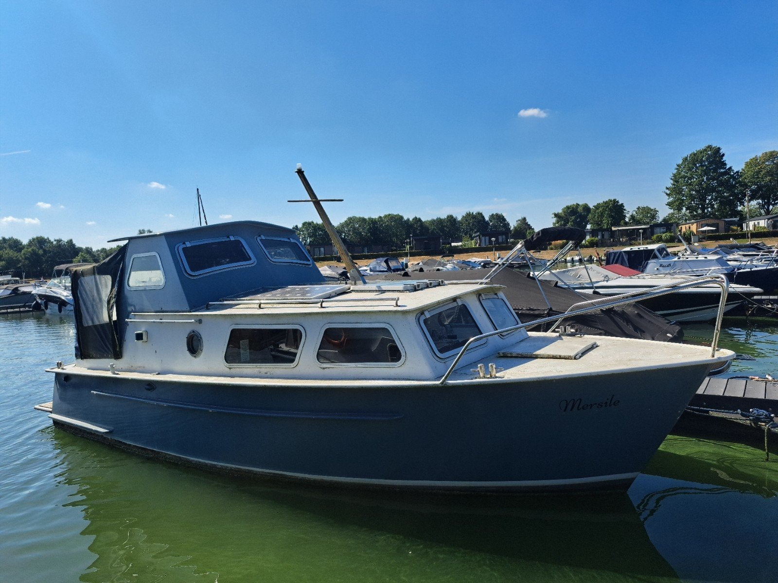 kajuitboot met Dieselmotor 8,5 meter en Toilet, Gebruikt, 8 m, Ophalen, Staal